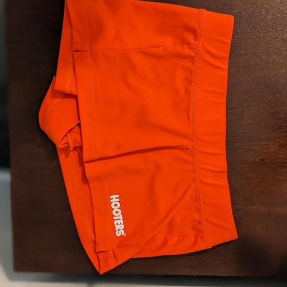 Hooters Girl Uniform Orange Shorts - Picture 1 of 3